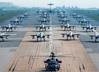 defense planes on tarmac