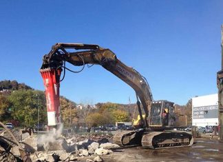 Rammer Series® boom-mounted hydraulic hammer