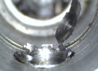 sheet metal deburring construction