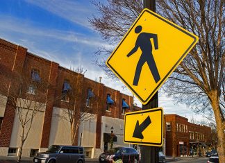 pedestrian crossing road signs