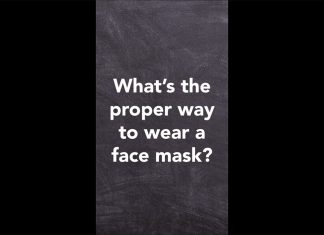 proper way to wear face mask