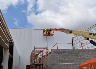 Final panel of plant being installed May 2020.