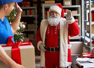 mailing packages during holiday season