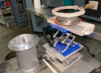 ultraflex induction shrink fitting of stainless steel plate onto aluminum