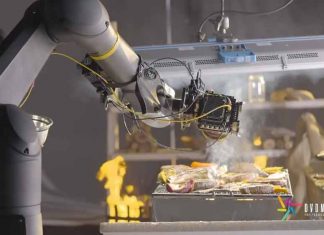 robot used for video advertising