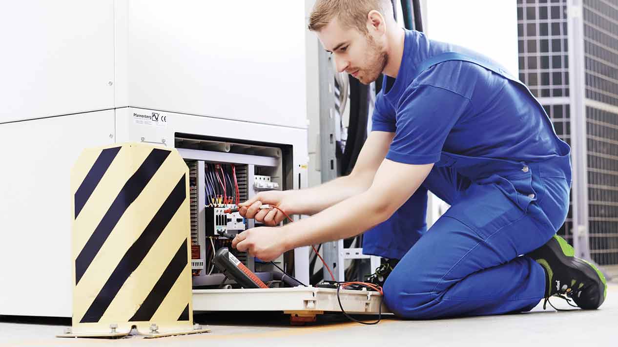 Preventative maintenance on chillers