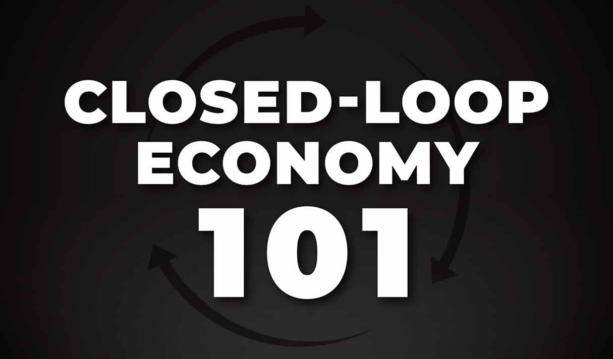 closed loop economy 101 infographic