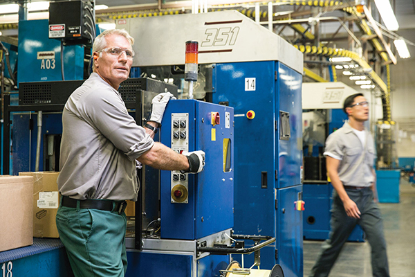 While manufacturing continues to invest in technology, there continues to be a strong demand for skilled labor.