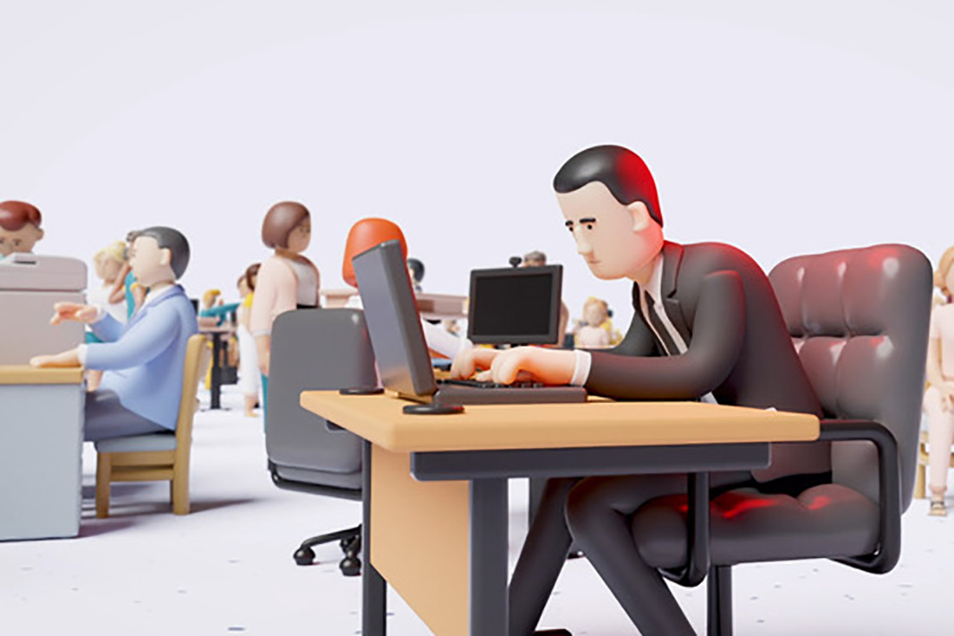 Remote worker; Photo Cred: Shield