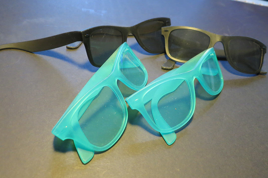 sumitomo silivone wayfarer glasses