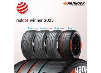 hankook tires ion wins reddot 2023 award