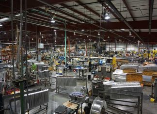 Full view of the coils refrigeration facility.