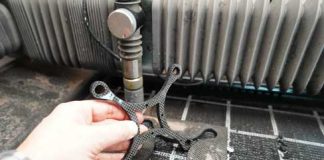 Carbon fiber drone parts produced in-house using an affordable desktop waterjet cutter.