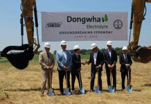 Tennessee Strengthens Automotive Footprint dongwha electrolyte je dunn tn groundbreaking