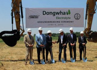 dongwha electrolyte je dunn tn groundbreaking
